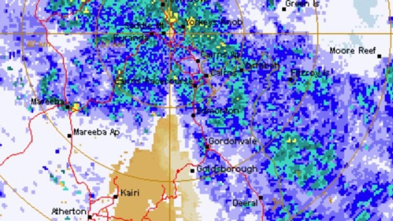 rain radar cairns