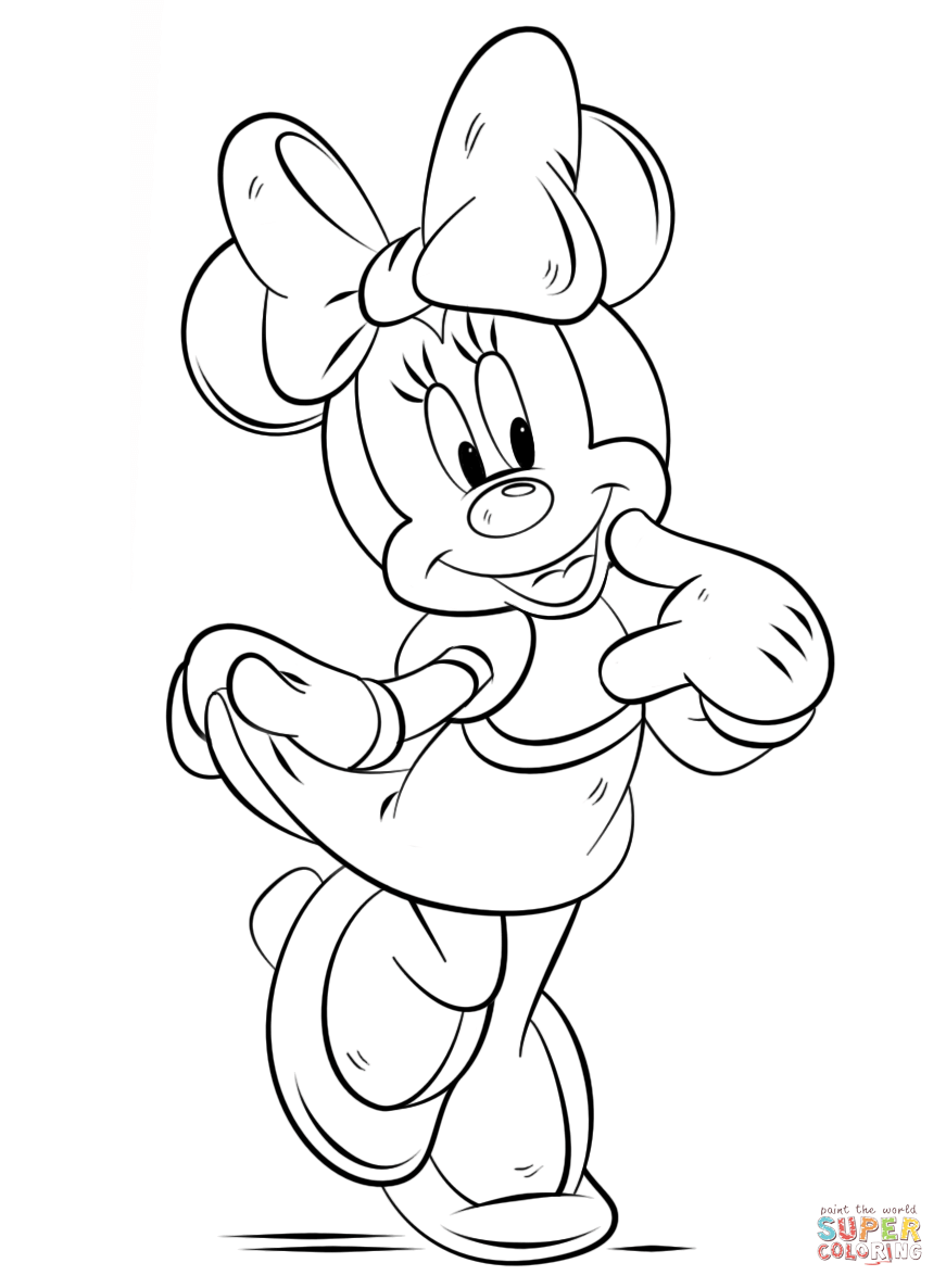 dibujos para colorear minnie