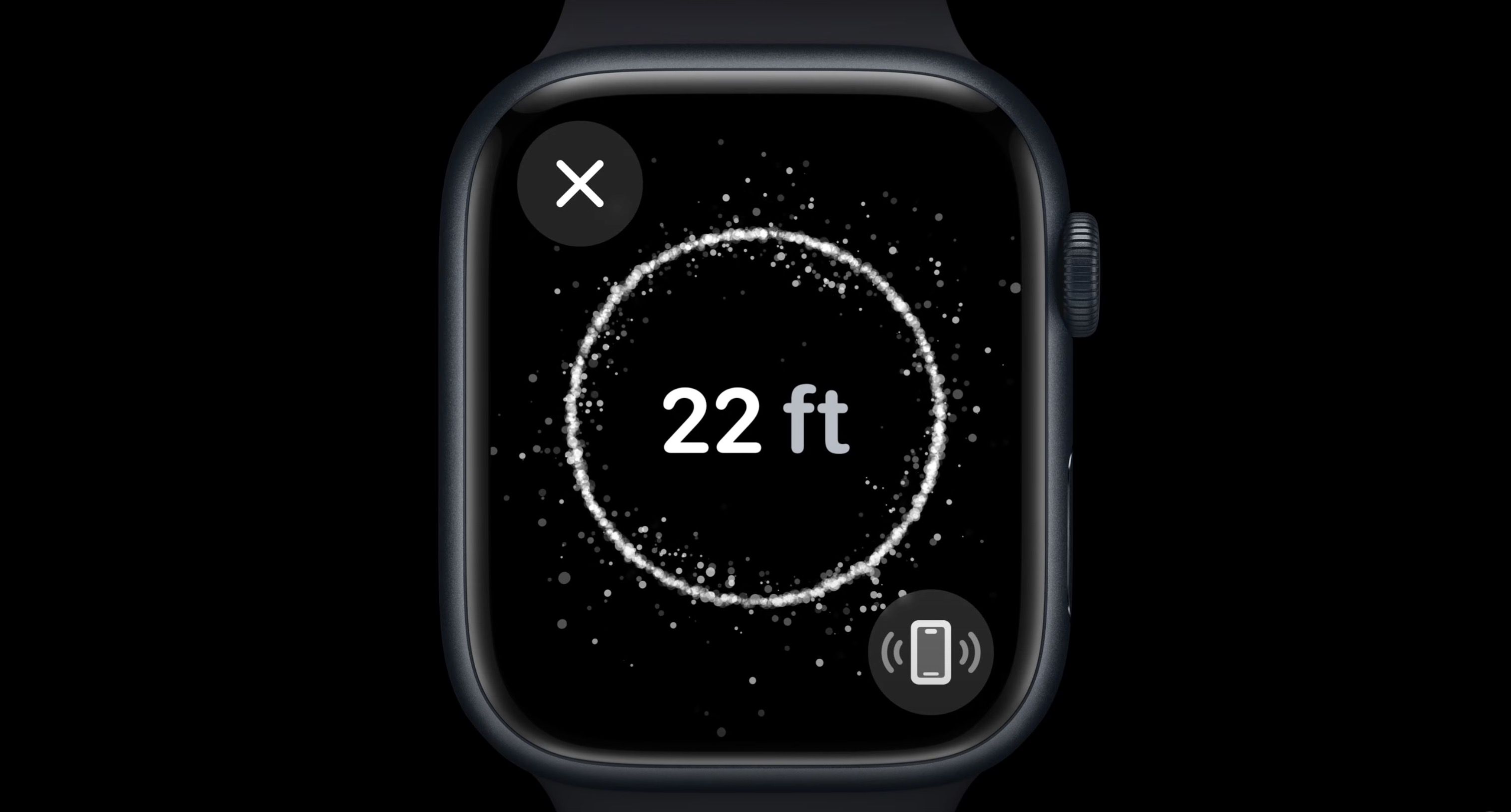 locate iphone with apple watch