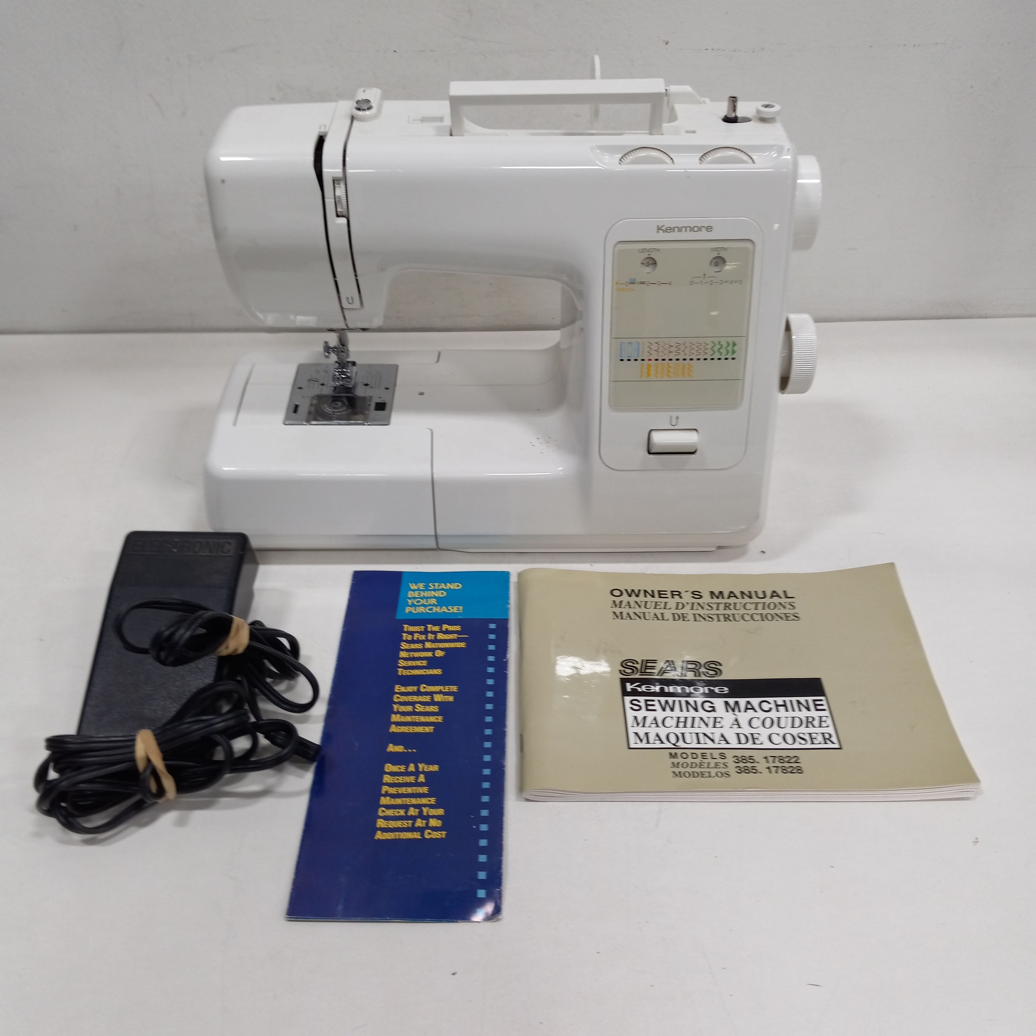 kenmore sewing machine model 385 year