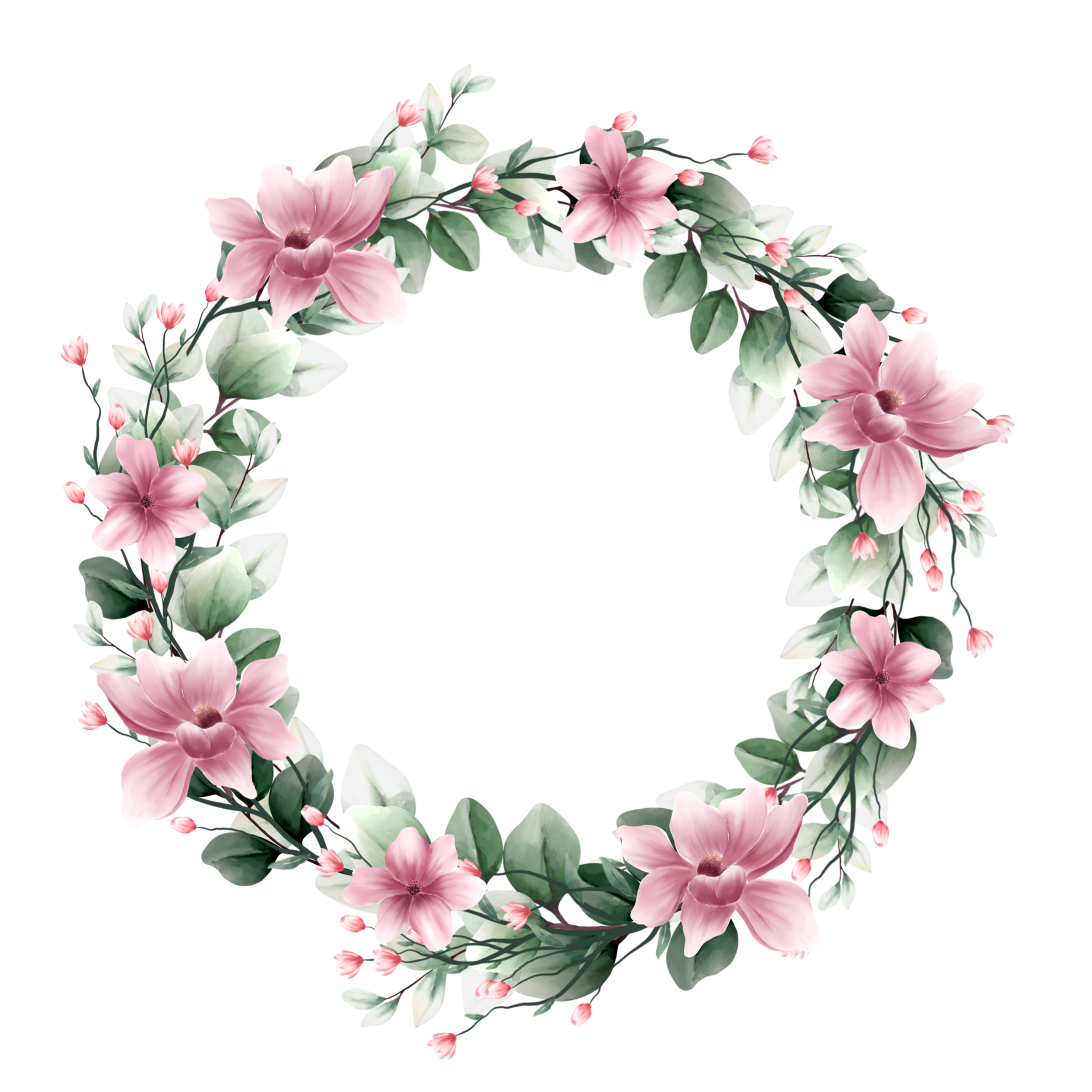 flower wreath png