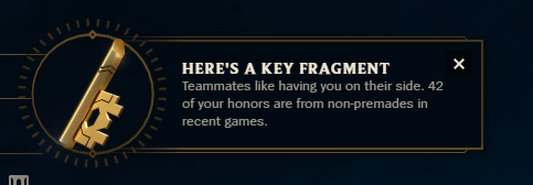 league of legends how to get key fragments fast