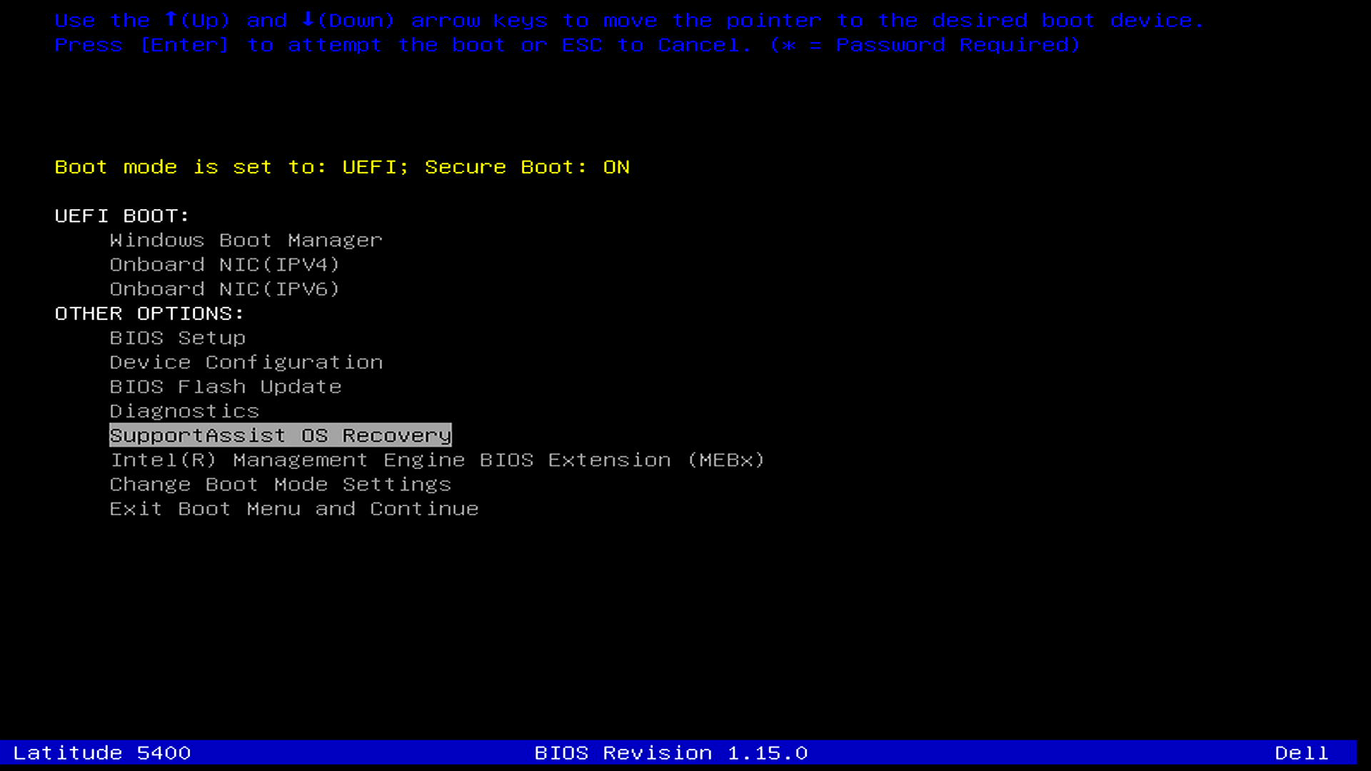 dell supportassist bios