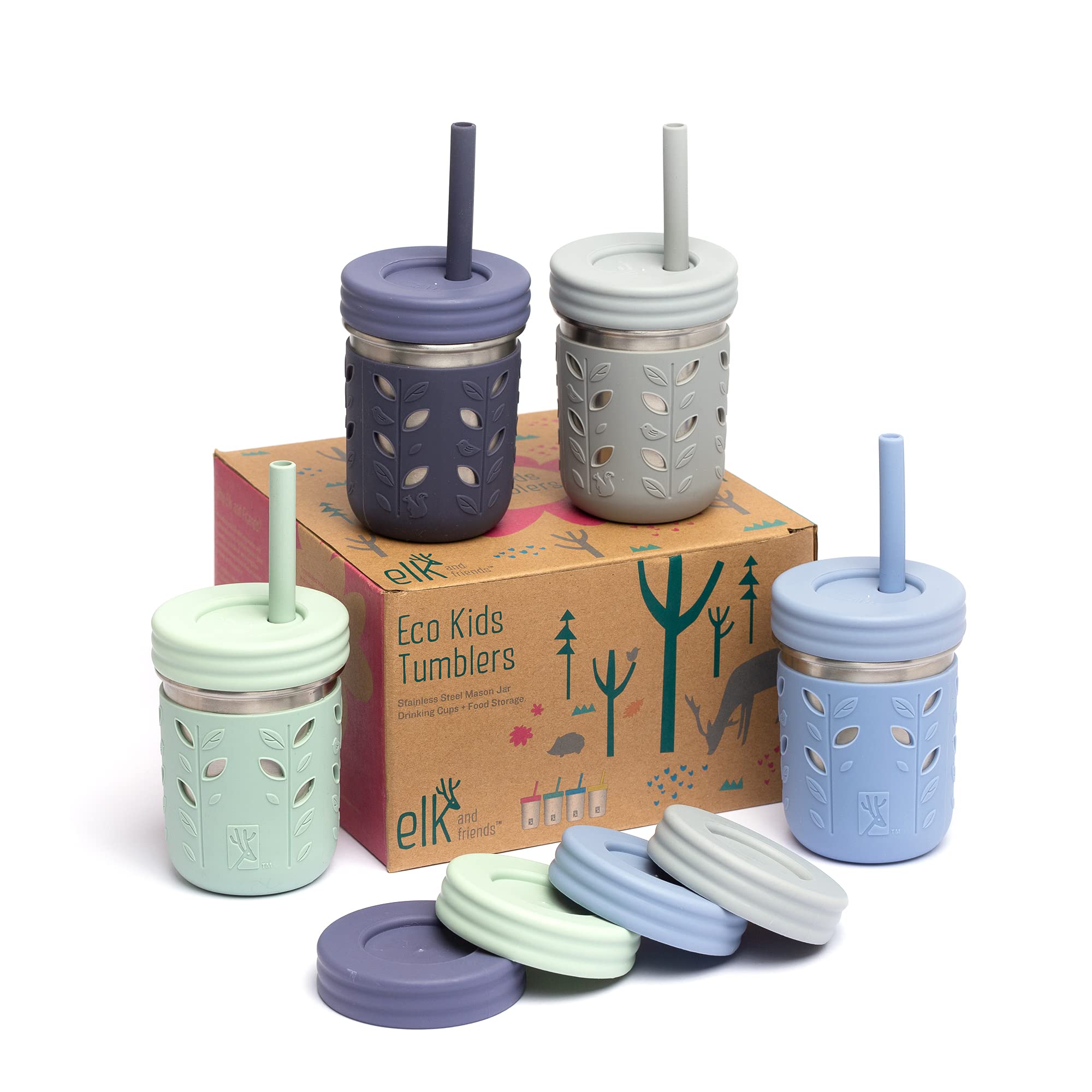 elk and friends cups