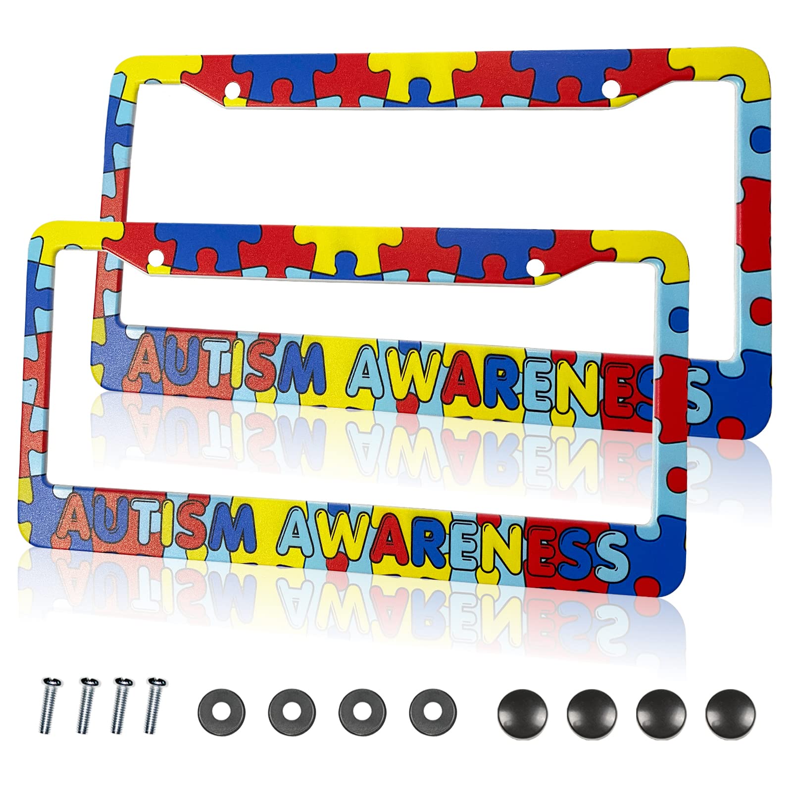 autism license plate frame