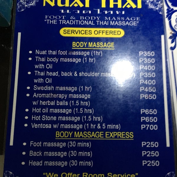 nuat thai operating hours