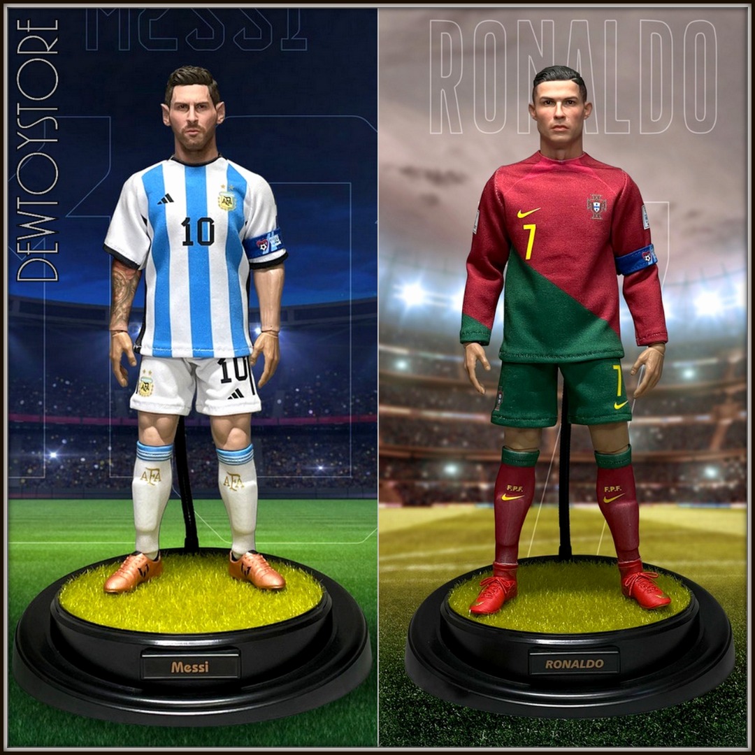 ronaldo and messi action figures