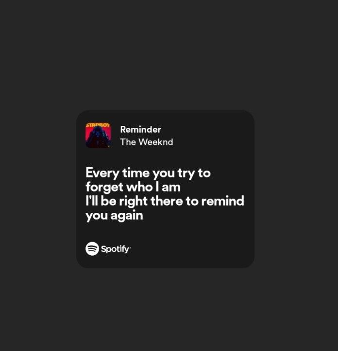 lyrics reminder the weeknd