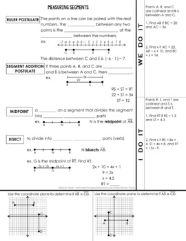 measuring segments and angles worksheet