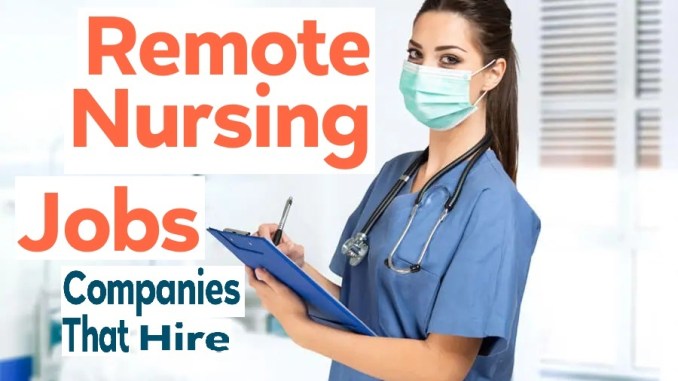 registered nurse work from home jobs