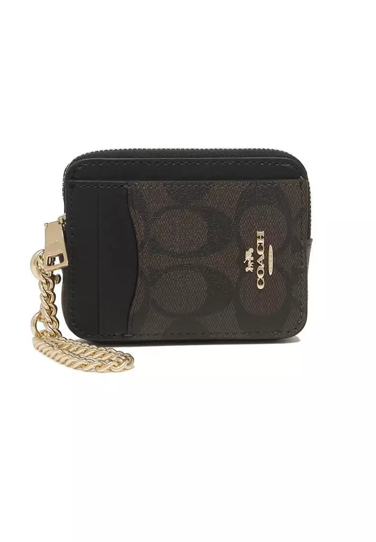 zip card case coach