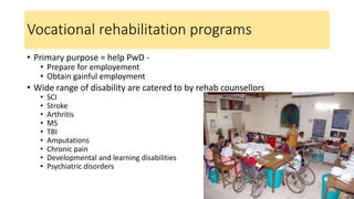 vocational rehabilitation ppt