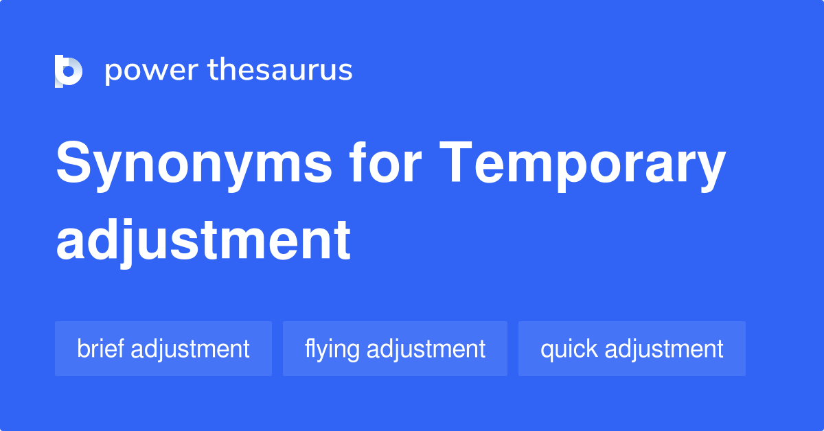 adjusting thesaurus