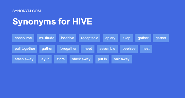 synonyms for swarm