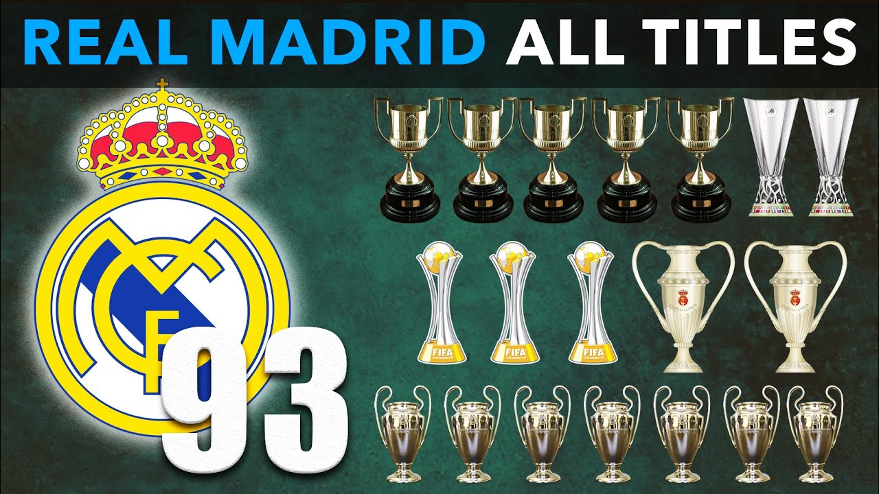 real madrid titles