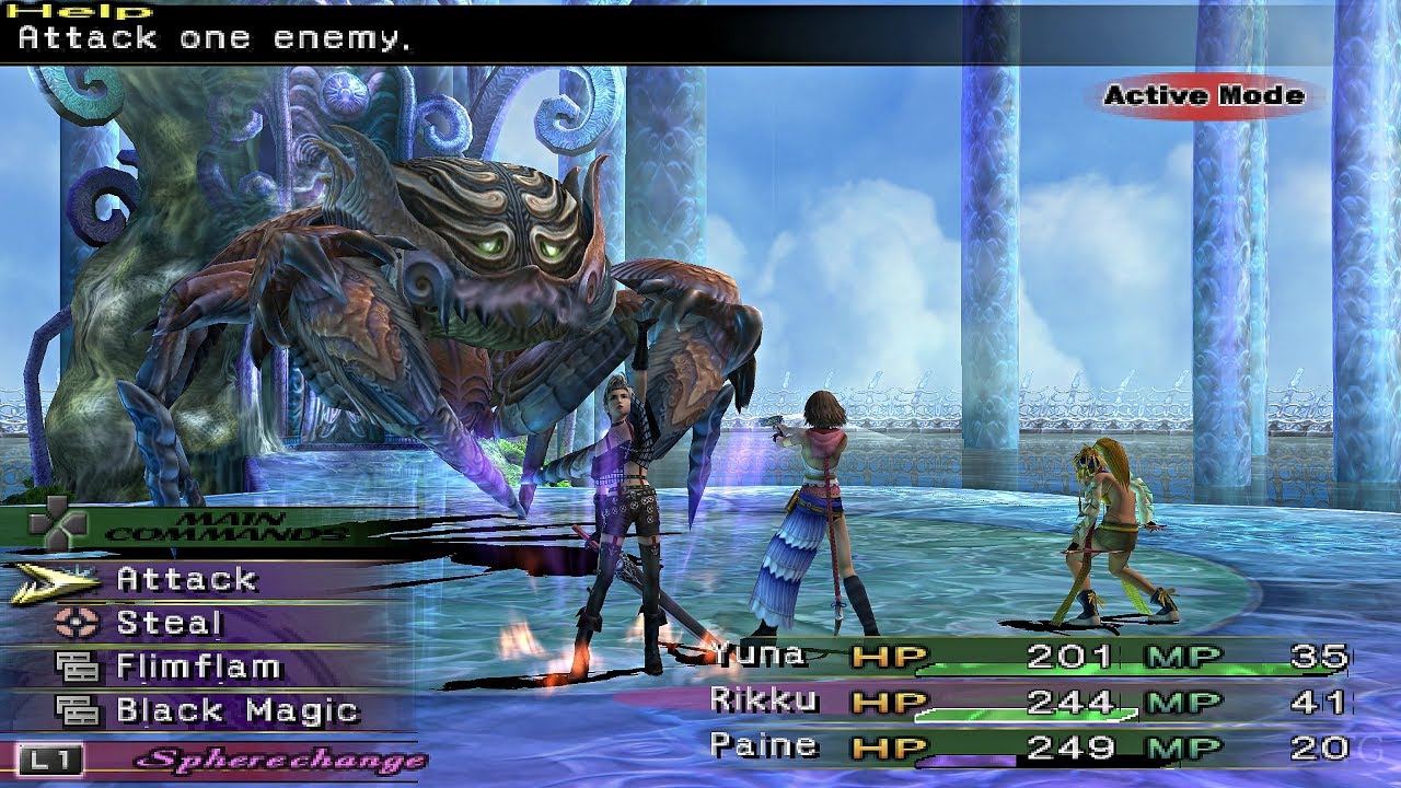 final fantasy x2 ps2