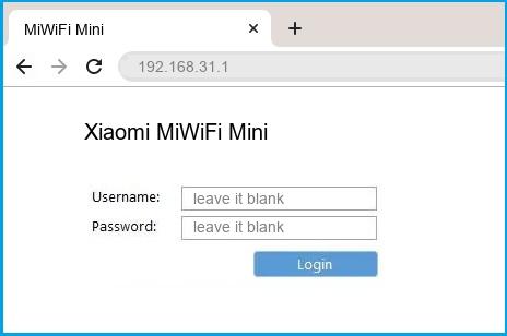 mi router 4c ip address