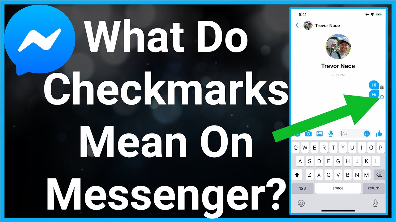 what does messenger check mark mean