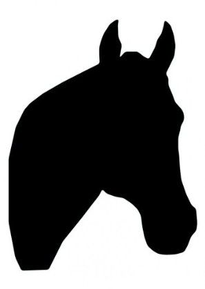 horse head silhouette