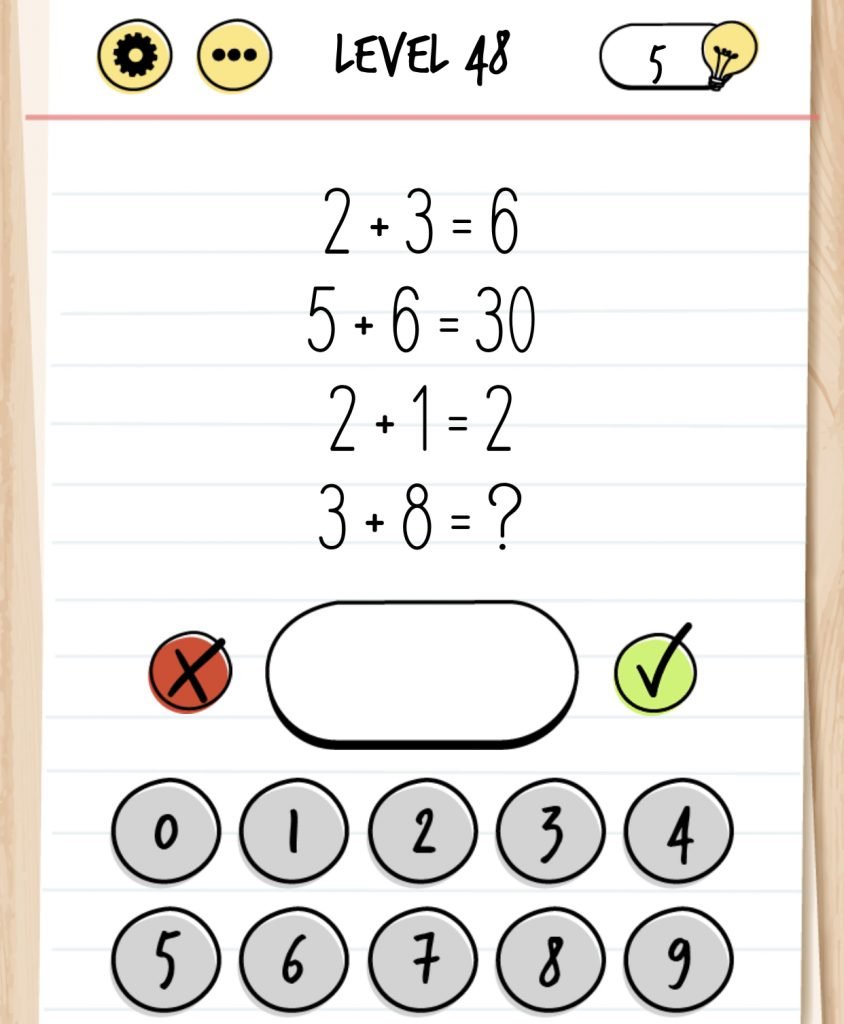 brain test answer