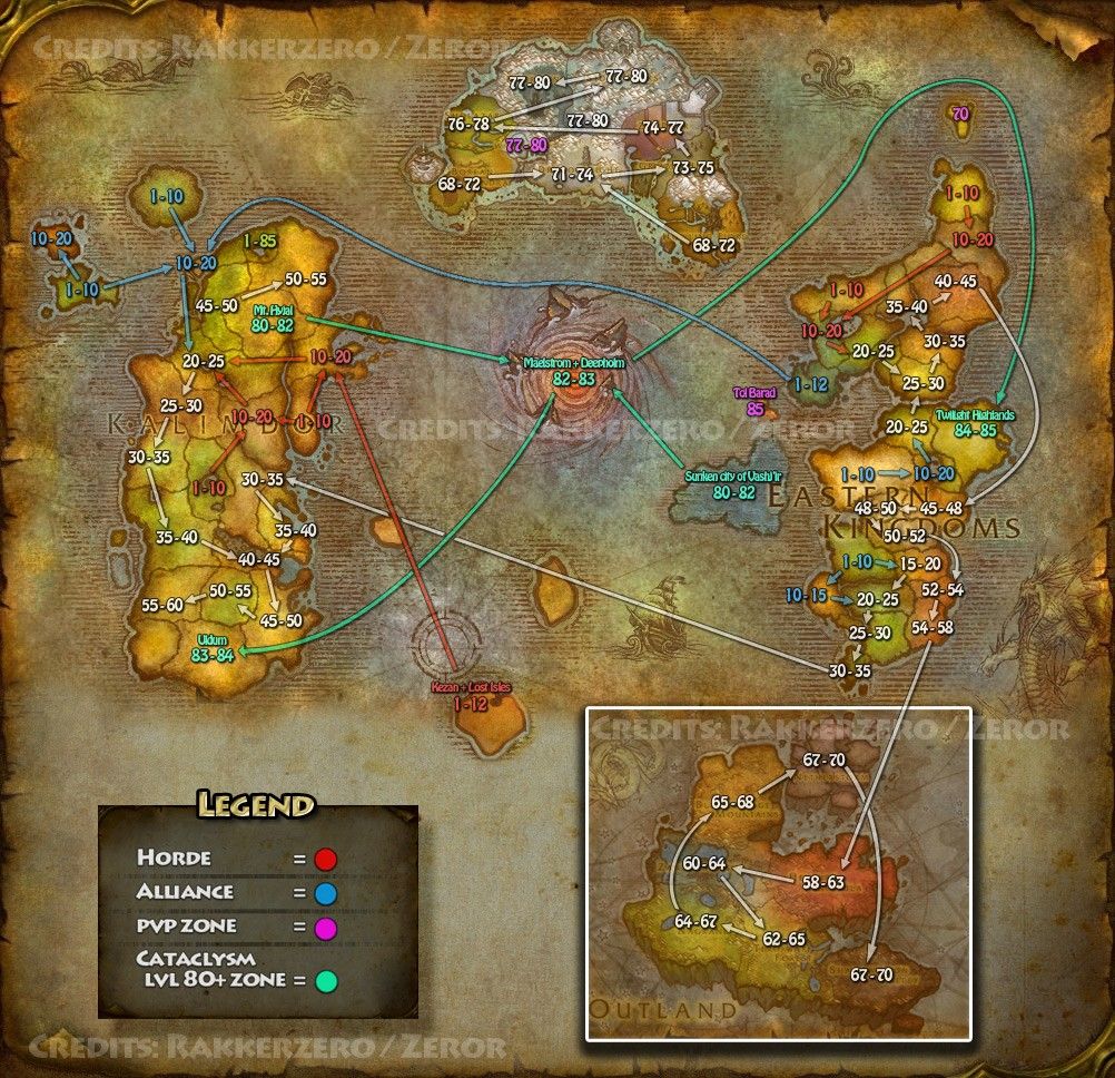 wotlk level guide