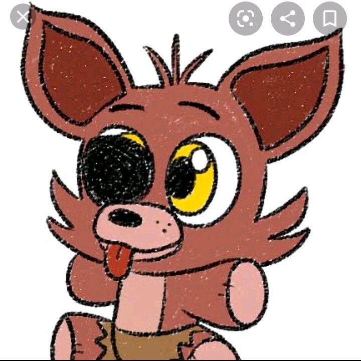 dibujos de foxy