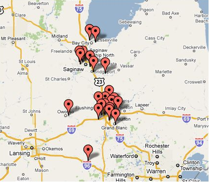 kroger locations in michigan map