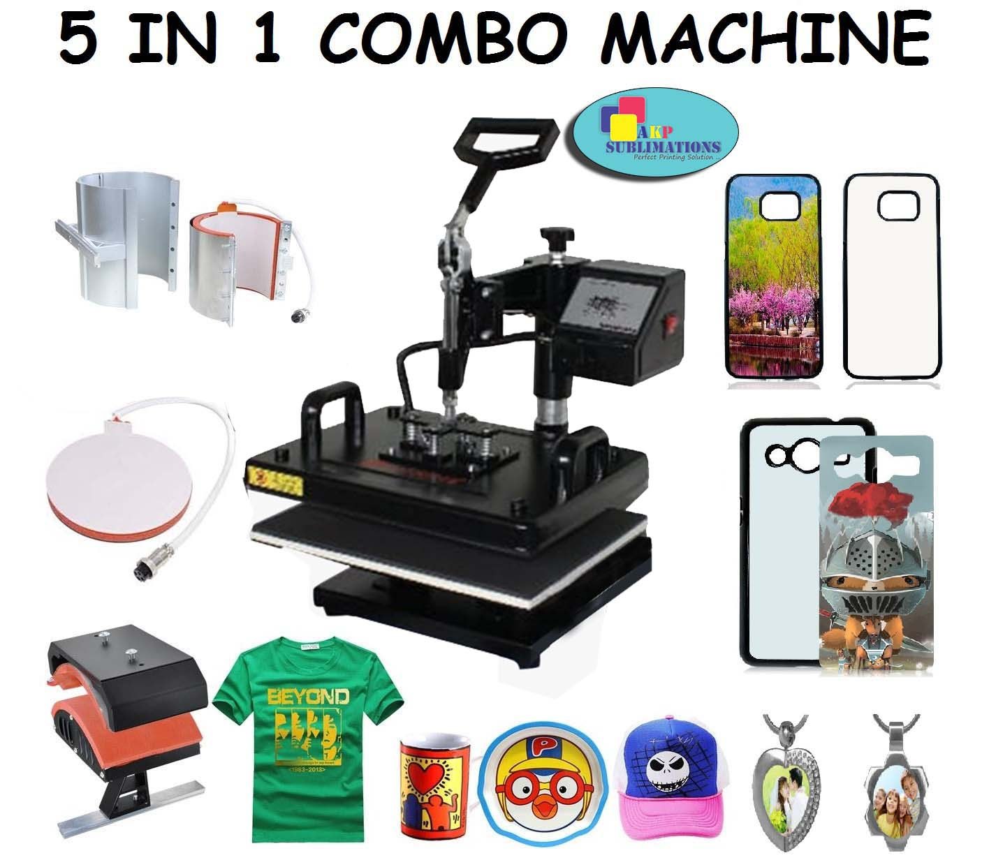 5 in 1 mug printing machine price