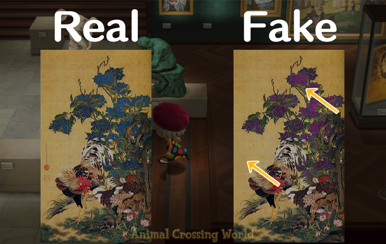 detailed painting animal crossing