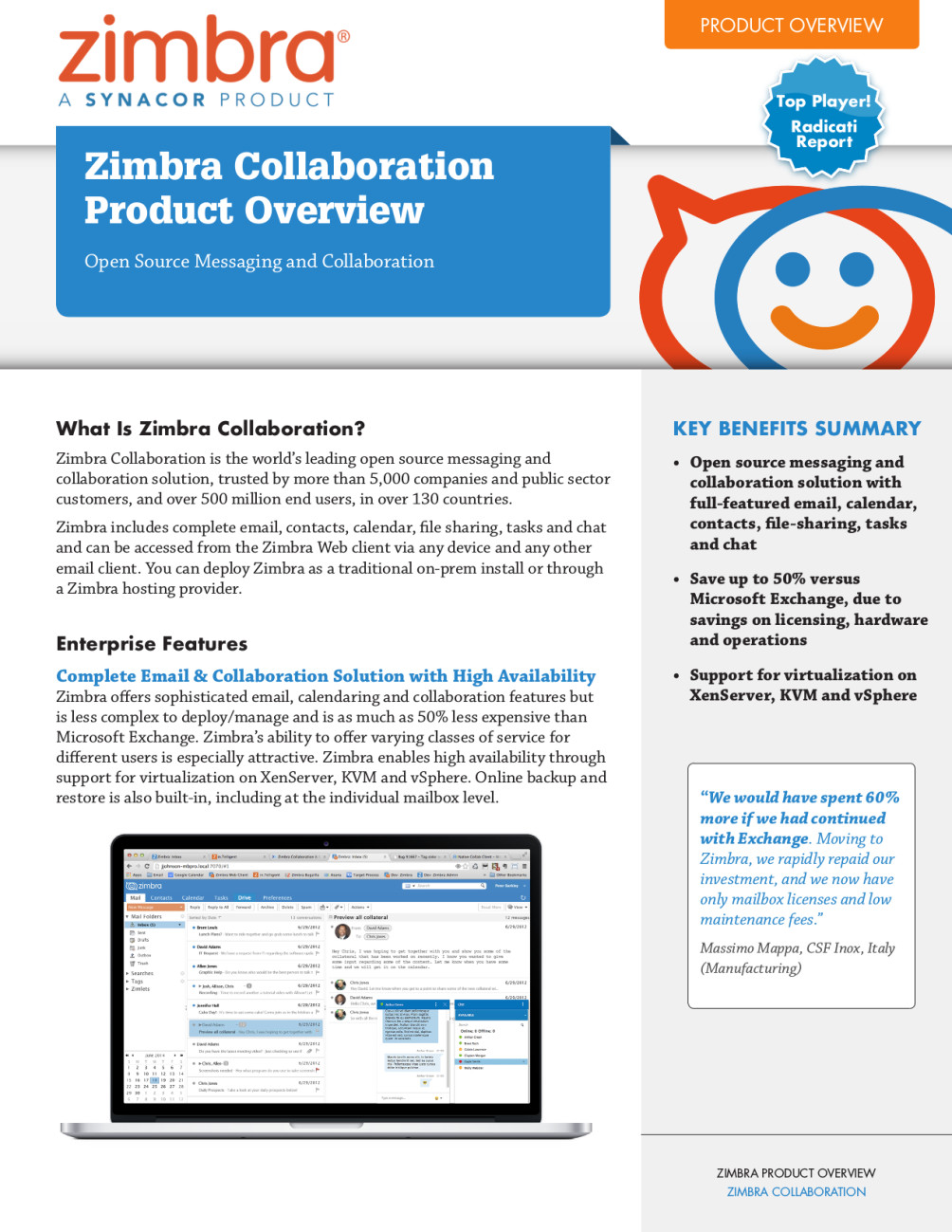 zimbra csf