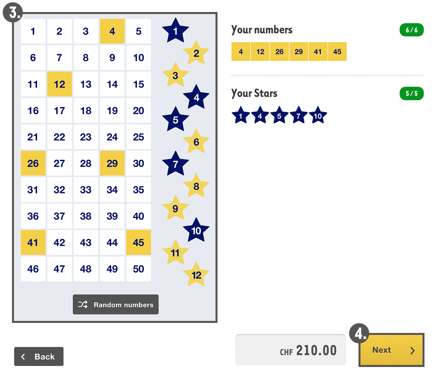 euromillions random numbers