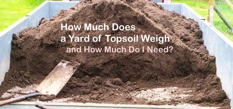 how much does 1 yard of soil weigh