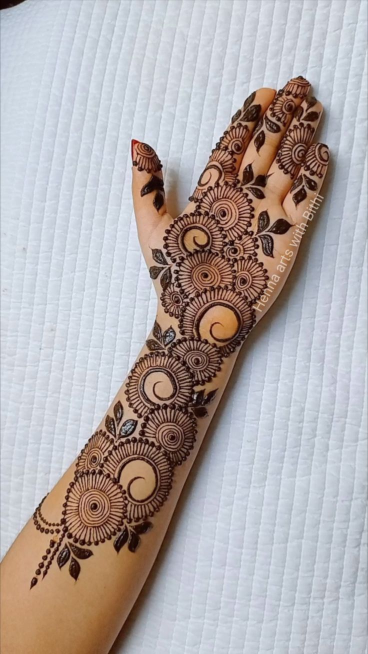 arabic mehndi designs for front