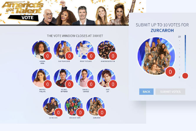 agt vote