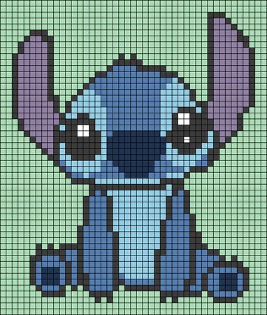 pixel art stitch