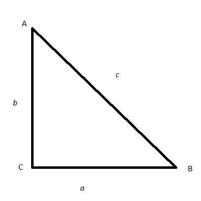in right triangle abc