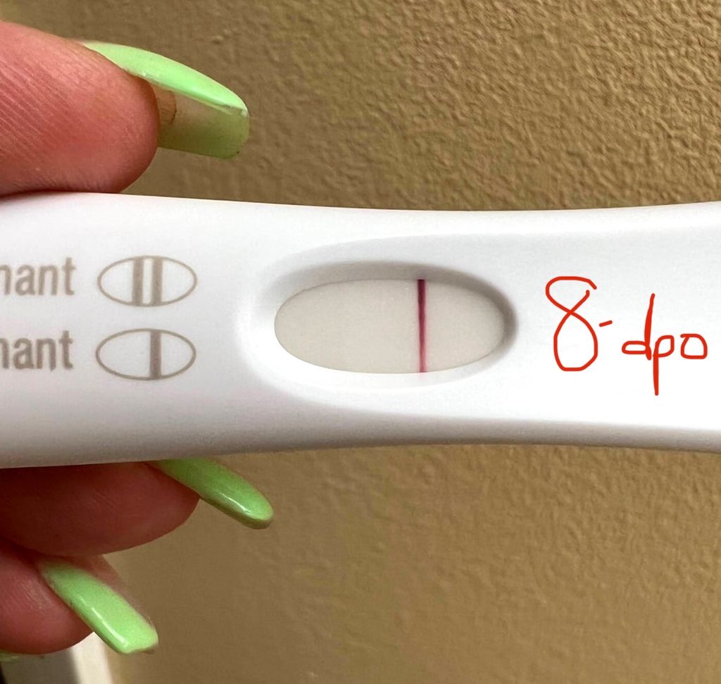 pregnancy test 8 dpo