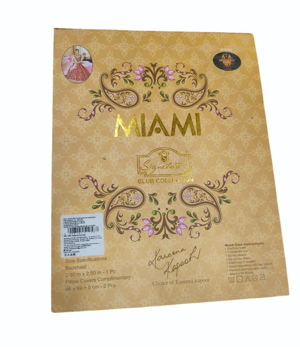 signature miami bedsheet