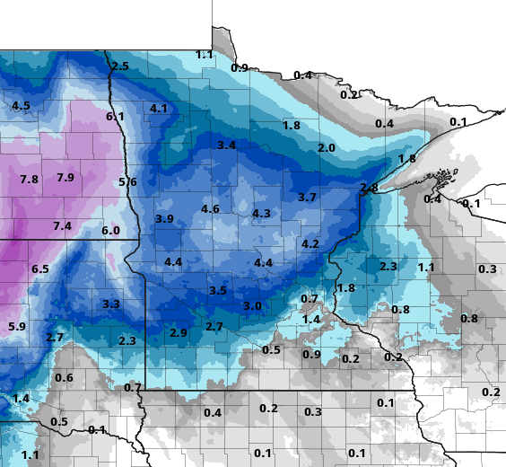 weather tomorrow in minnesota