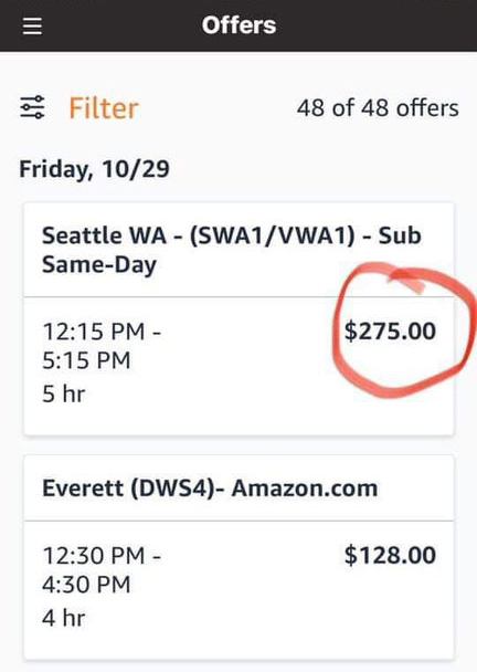 amazon flex pay rate