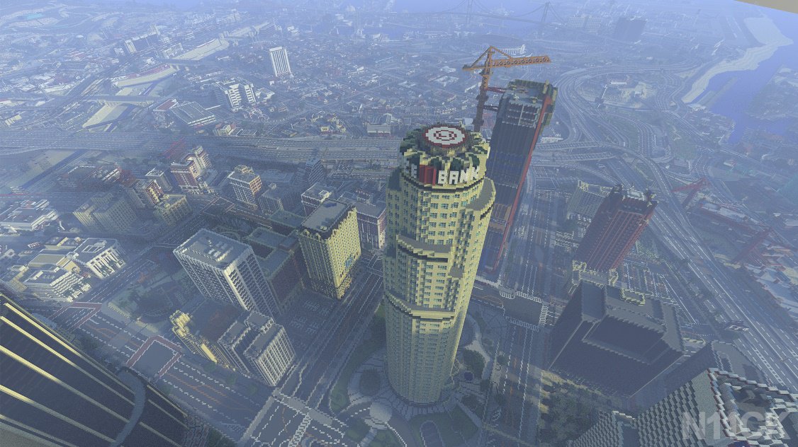 minecraft gta v map