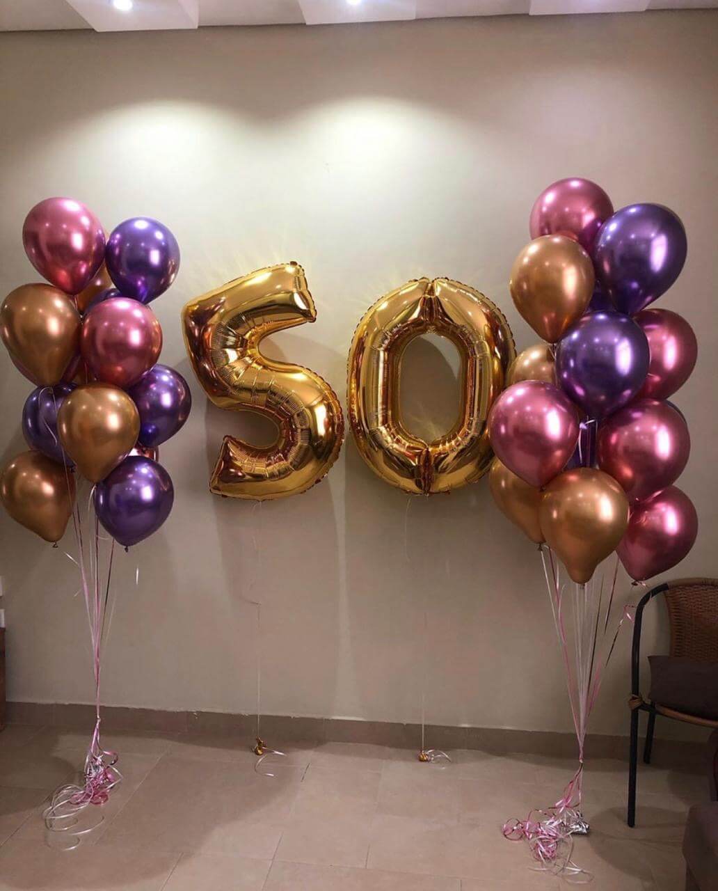 decoracion para 50 años mujer moderno