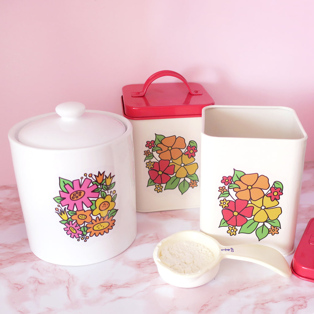 retro kitchen canisters