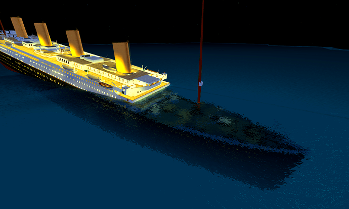 roblox titanic sinking games