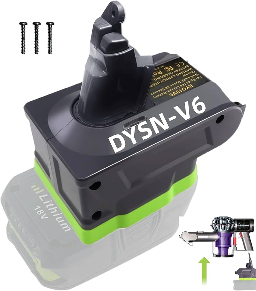 dyson adapter for ryobi battery