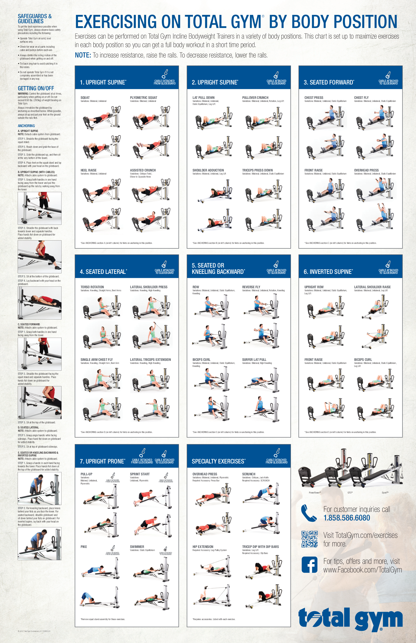 total gym upper body workout