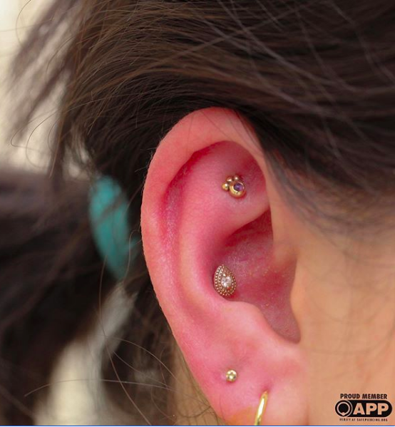 faux rook piercing