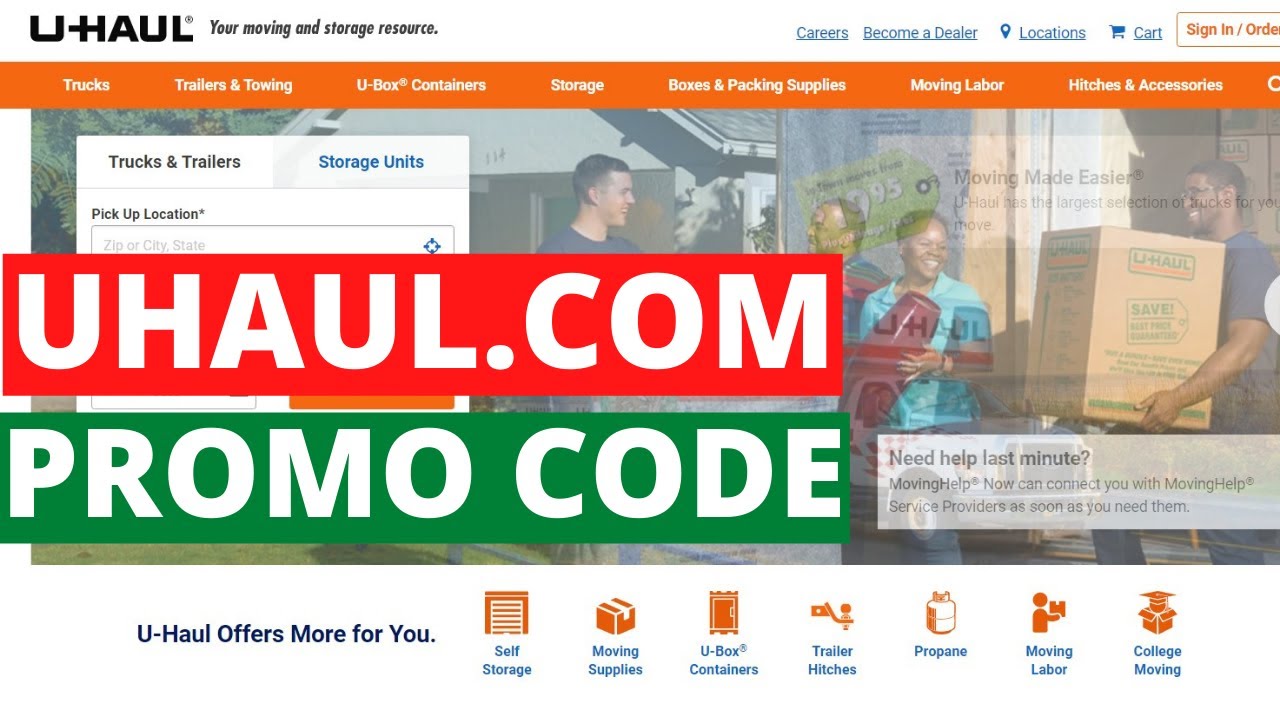 uhaul coupon code