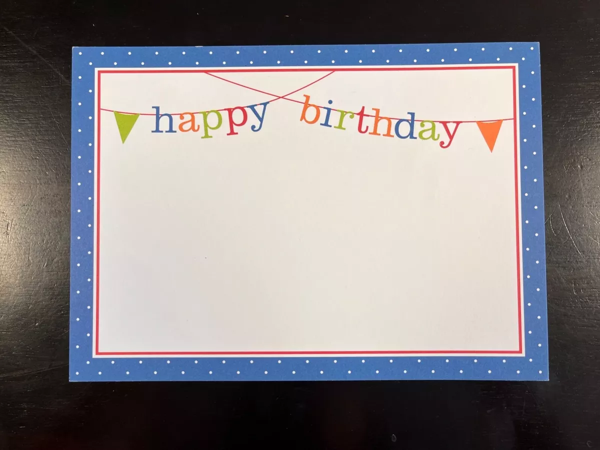 birthday blank banner