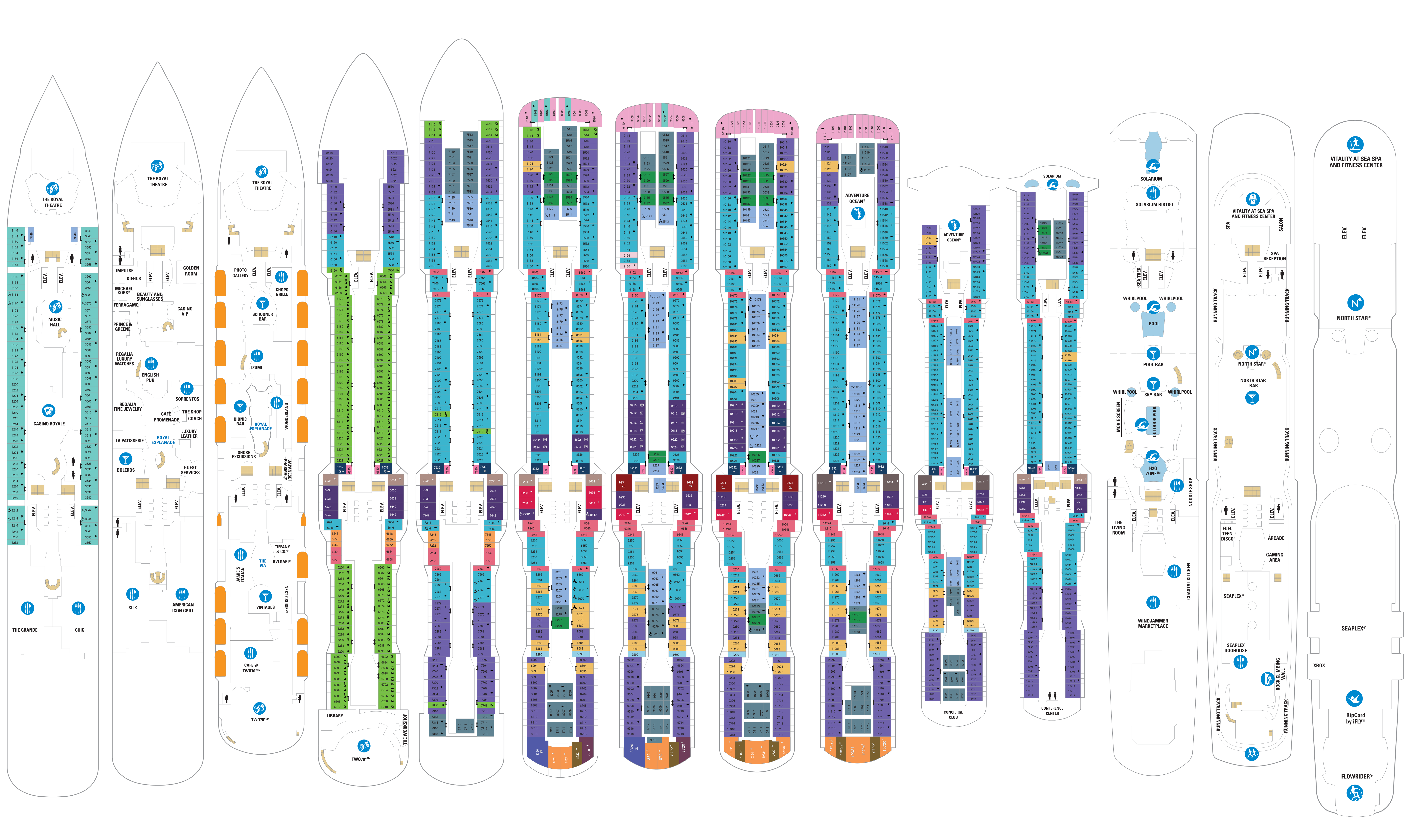 quantum of seas deck plan